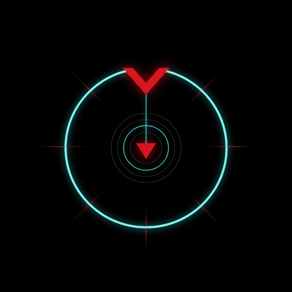 Cyberpunk sigil of Skollan — symbol of passion, defiance and inner flame, digital art by Insidersman Studio.
